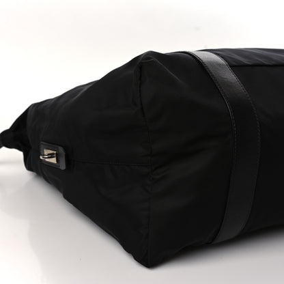 Prada Tessuto Nylon Saffiano Carry On Travel Bag Black 6 of 8
