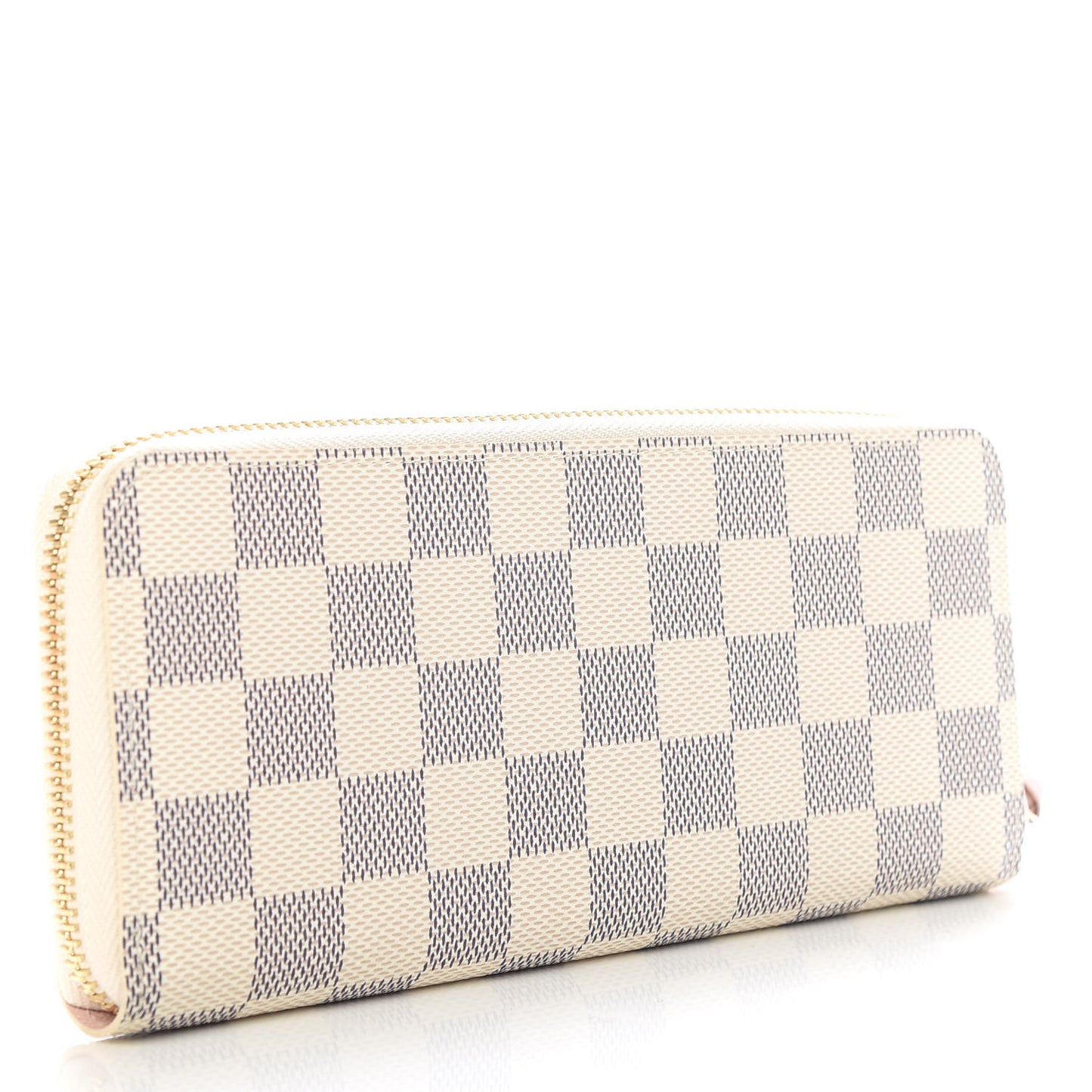 Damier Azur Clemence Wallet Rose Ballerine