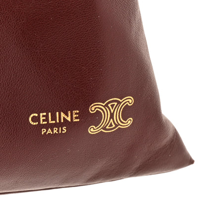 Celine Lambskin Small Crystal Pouch Syrah 8 of 10