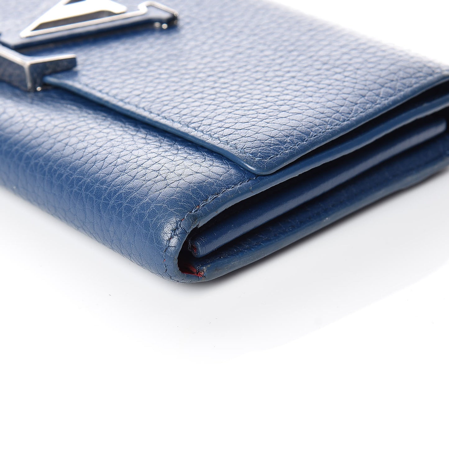 Taurillon Capucines Wallet Blue