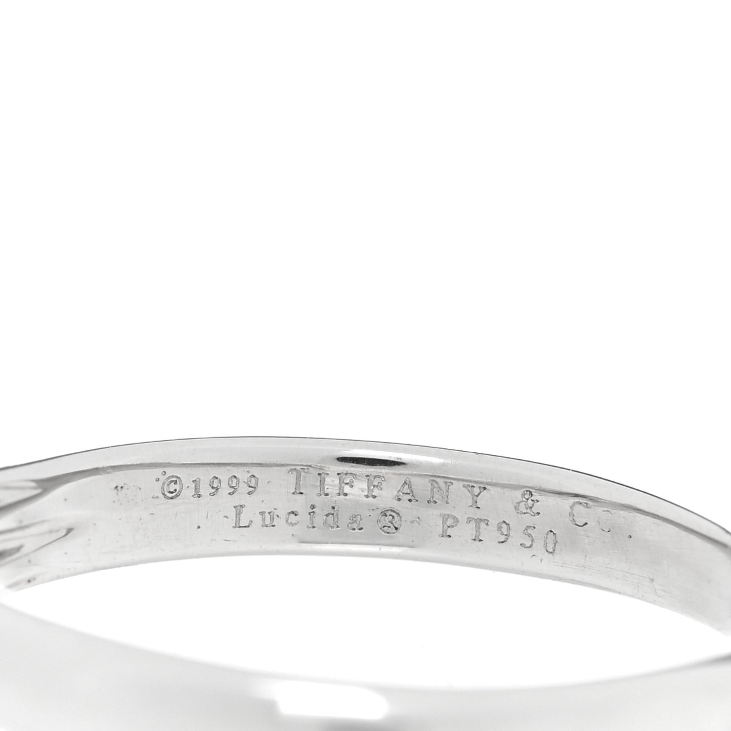 Platinum Diamond .43 Lucida Engagement Ring 52 6