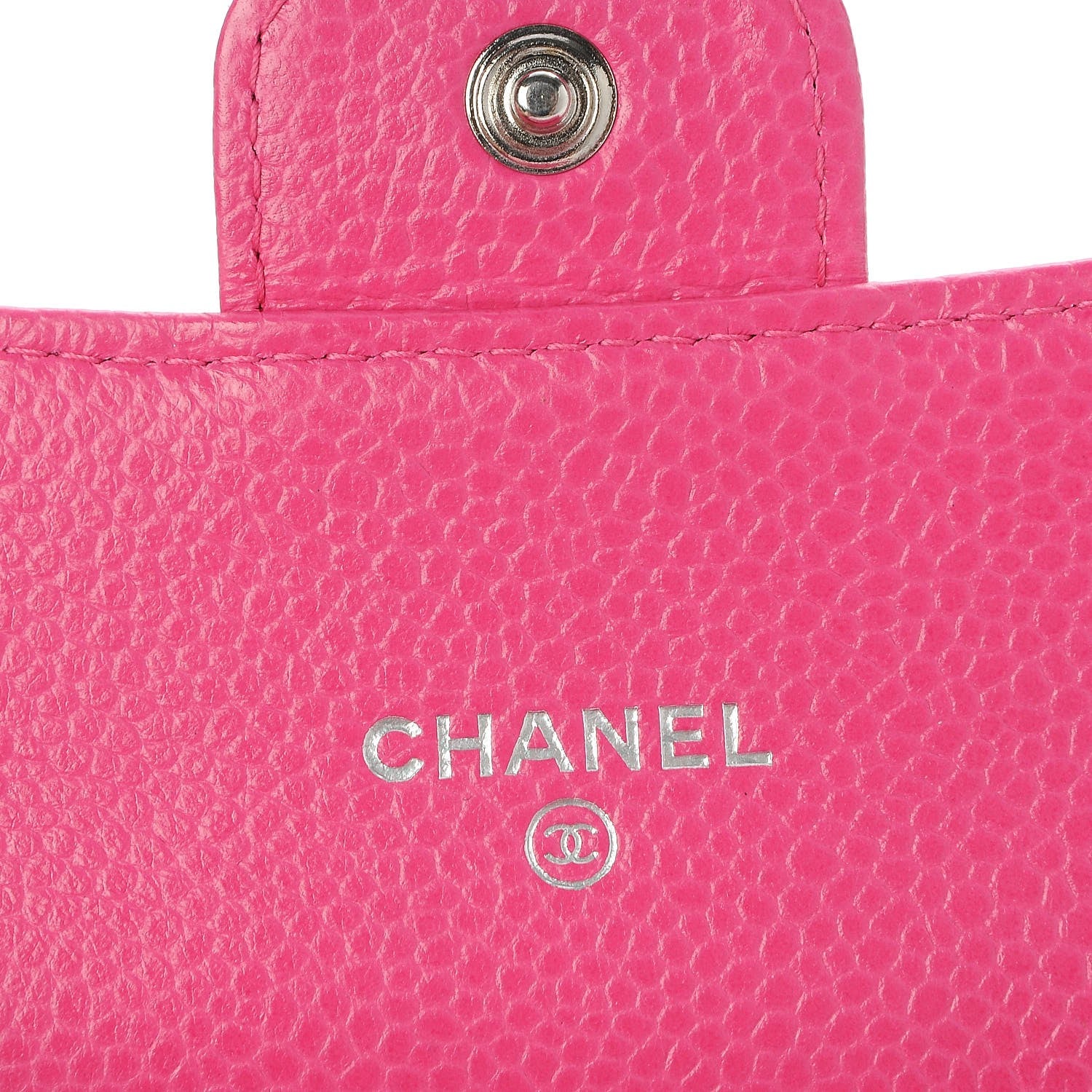 Chanel Caviar Quilted Small Flap Wallet Pink 5 of 7