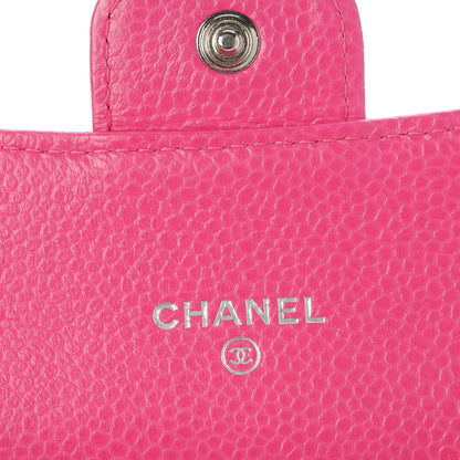 Chanel Caviar Quilted Small Flap Wallet Pink 5 of 7