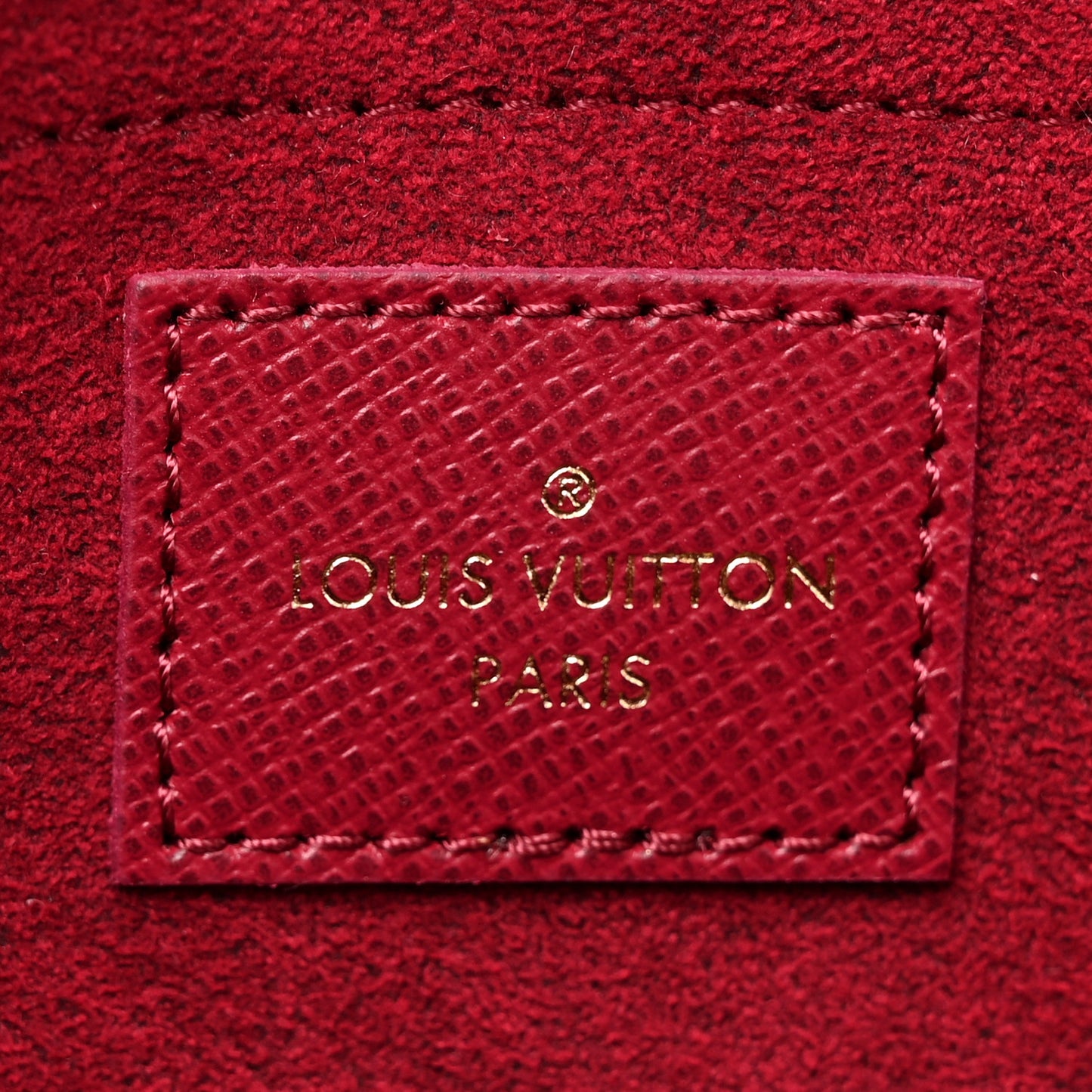 Monogram Pochette Felicie Chain Wallet Fuchsia