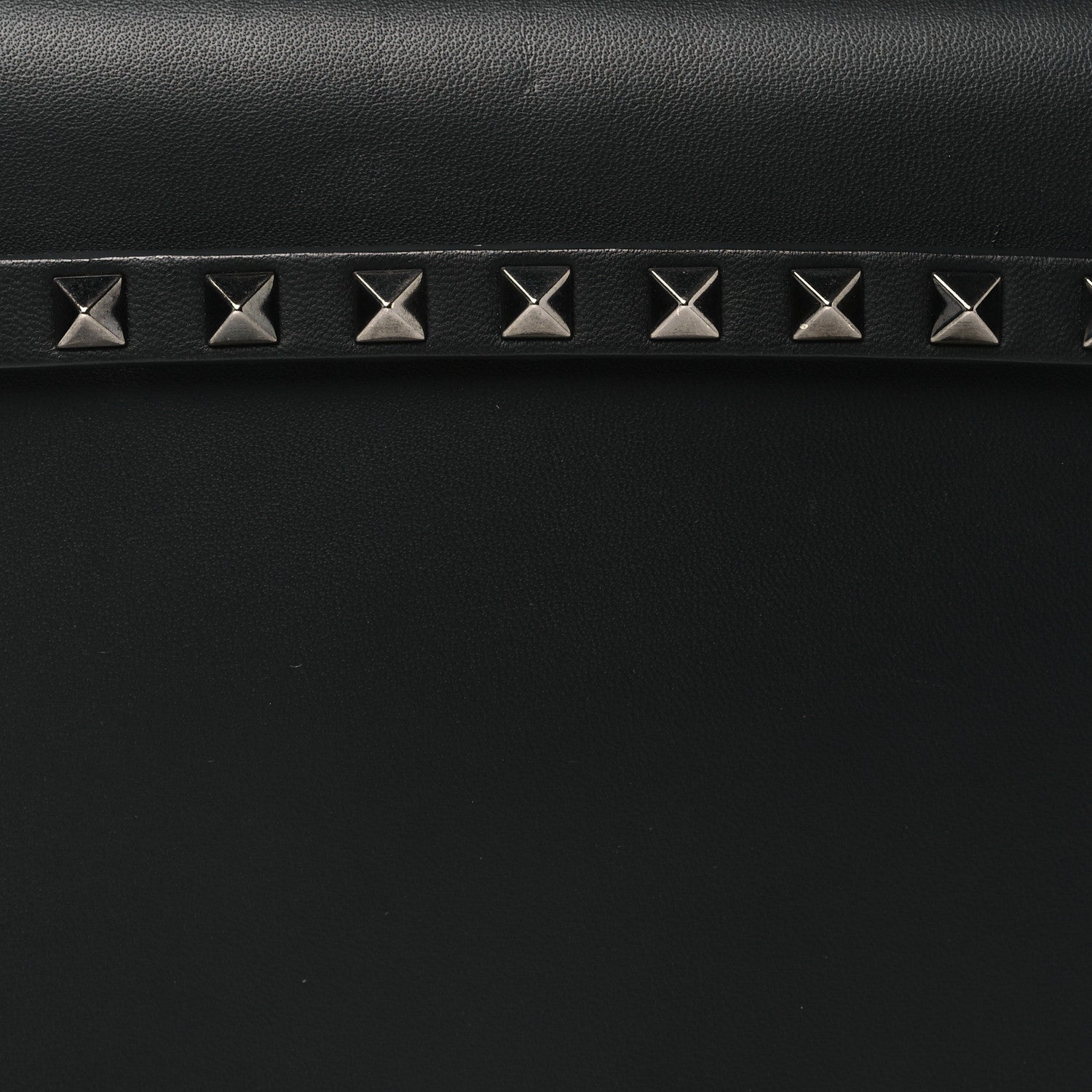 Valentino Garavani Nappa Rockstud Wristlet Clutch Black 7 of 7