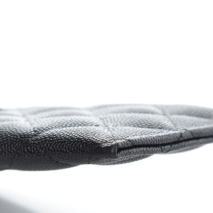 Chanel Caviar Quilted Classic Zip Pouch Black 9 of 9