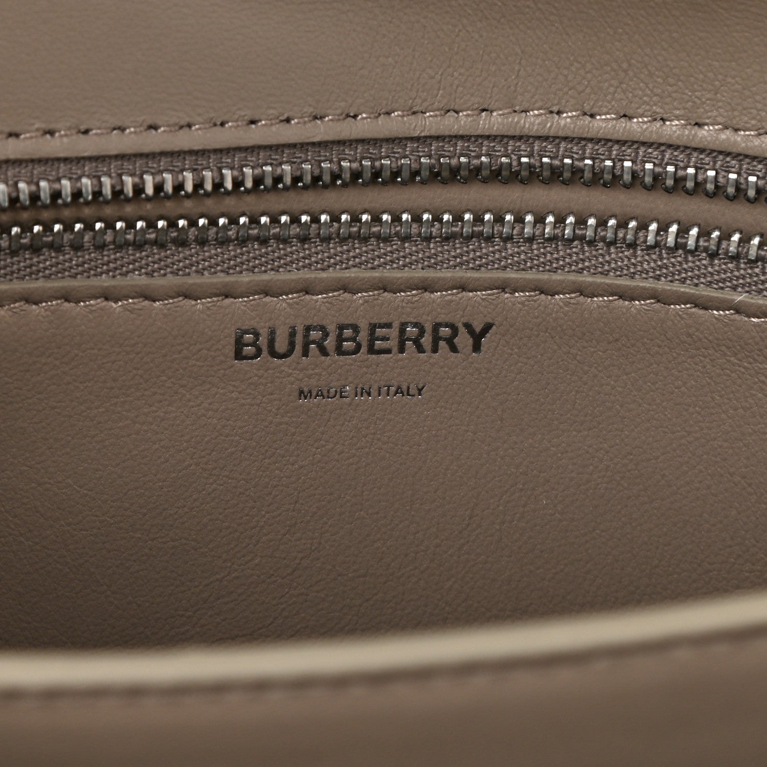 Burberry Metallic Patent Crocodile Embossed Small TB Shoulder Bag Silver 6 of 12