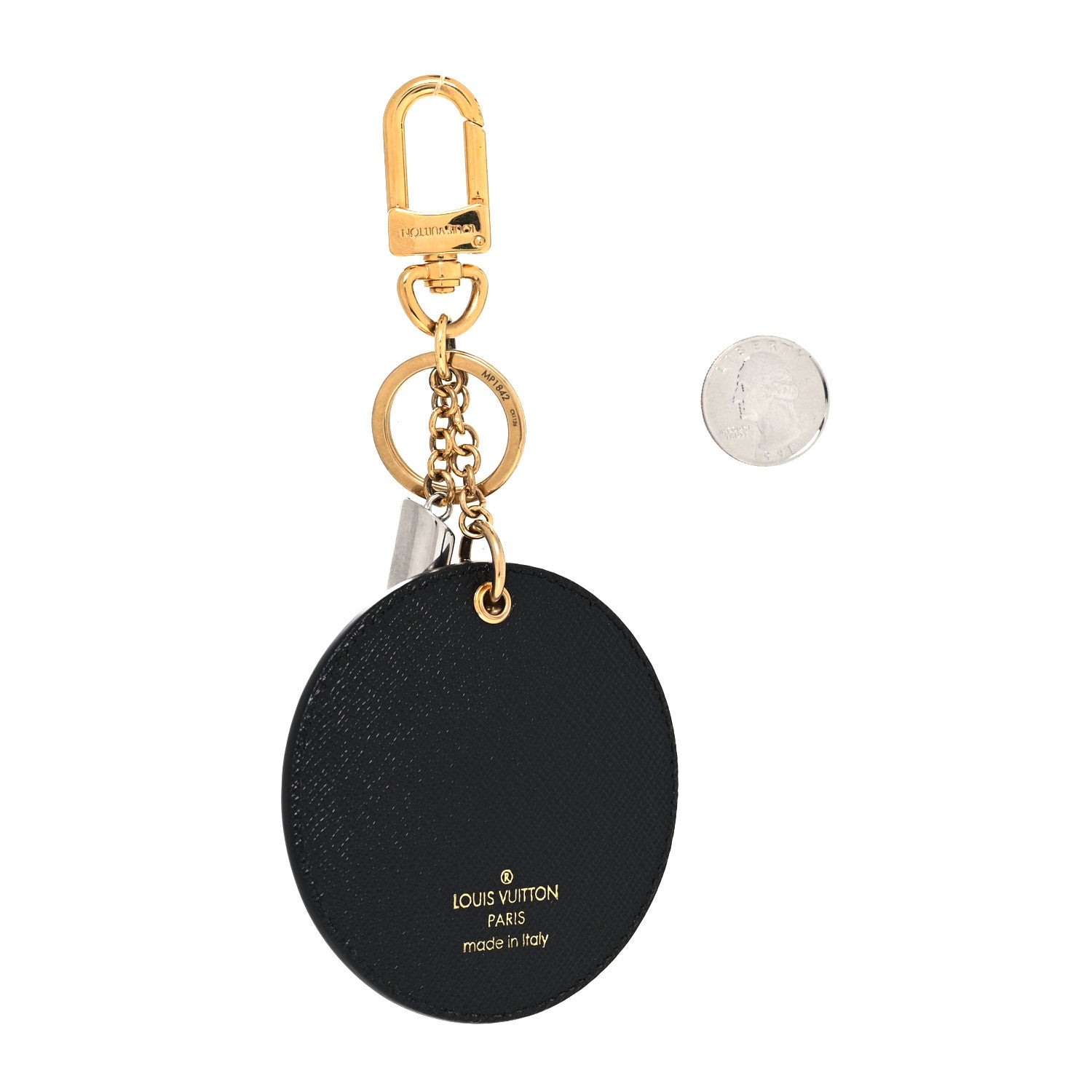 Louis Vuitton Reverse Monogram Night Lights Bag Charm Key Ring 2 of 4
