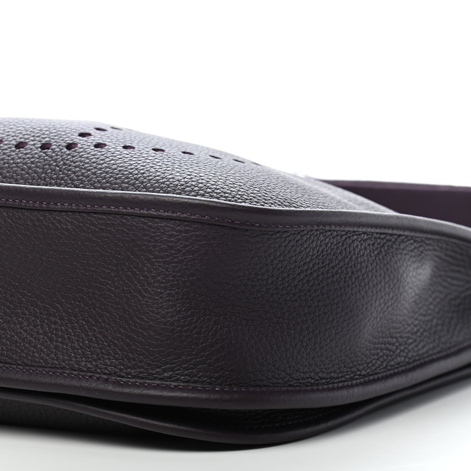 Hermes Taurillon Clemence Evelyne III PM Raisin 17 of 17