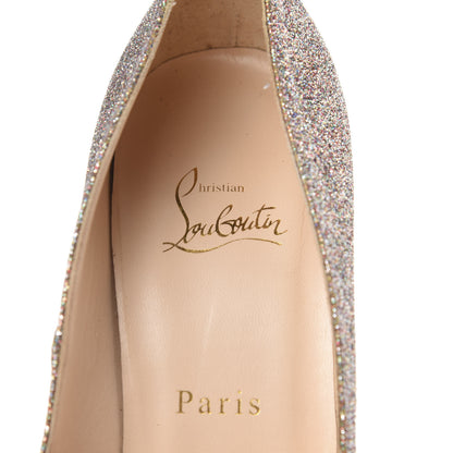 Christian Louboutin Glitter Canvas Aliglitter Fifille 100 Pumps 39.5 Multicolor 7 of 8