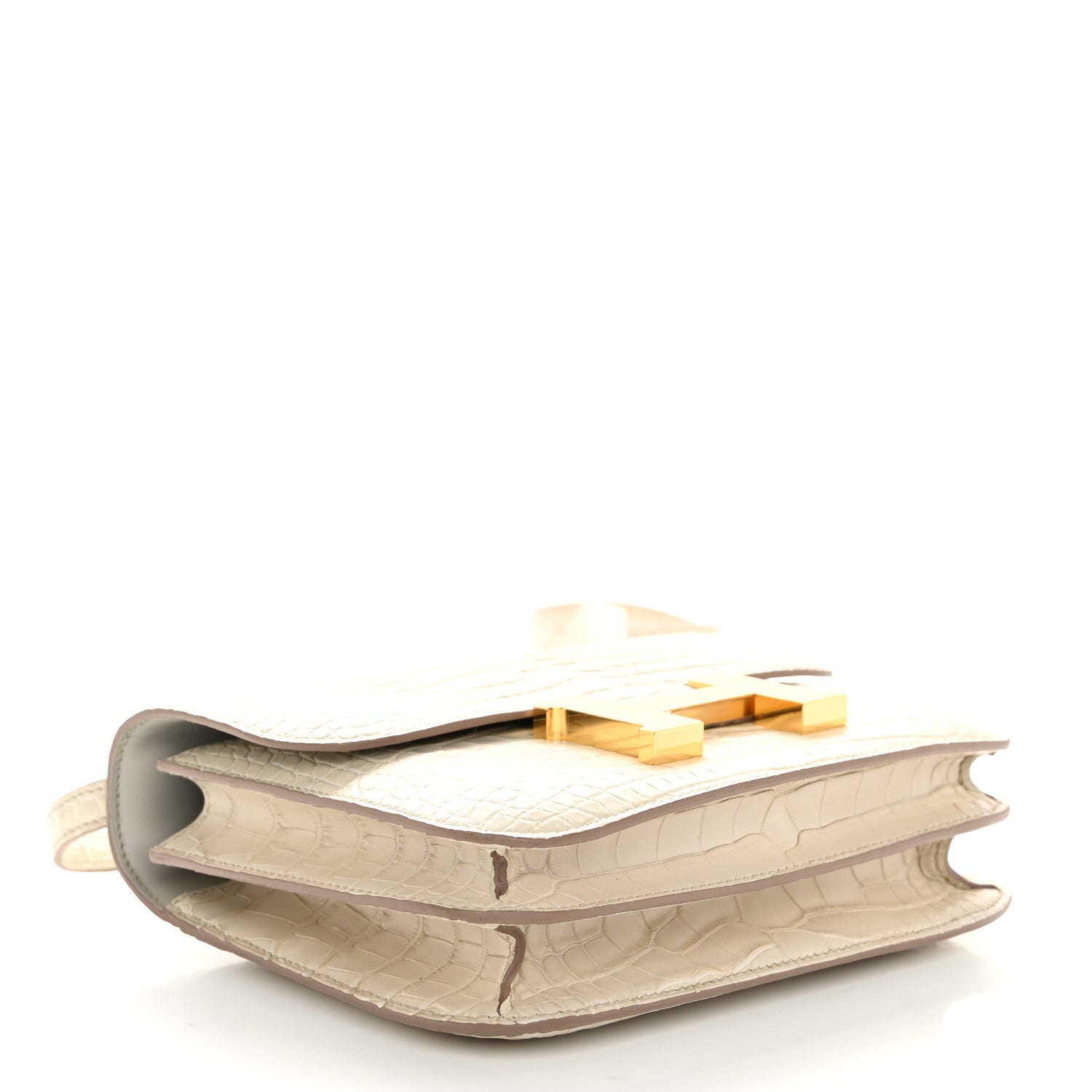 Hermes Matte Alligator Constance 18 Beton 5 of 12