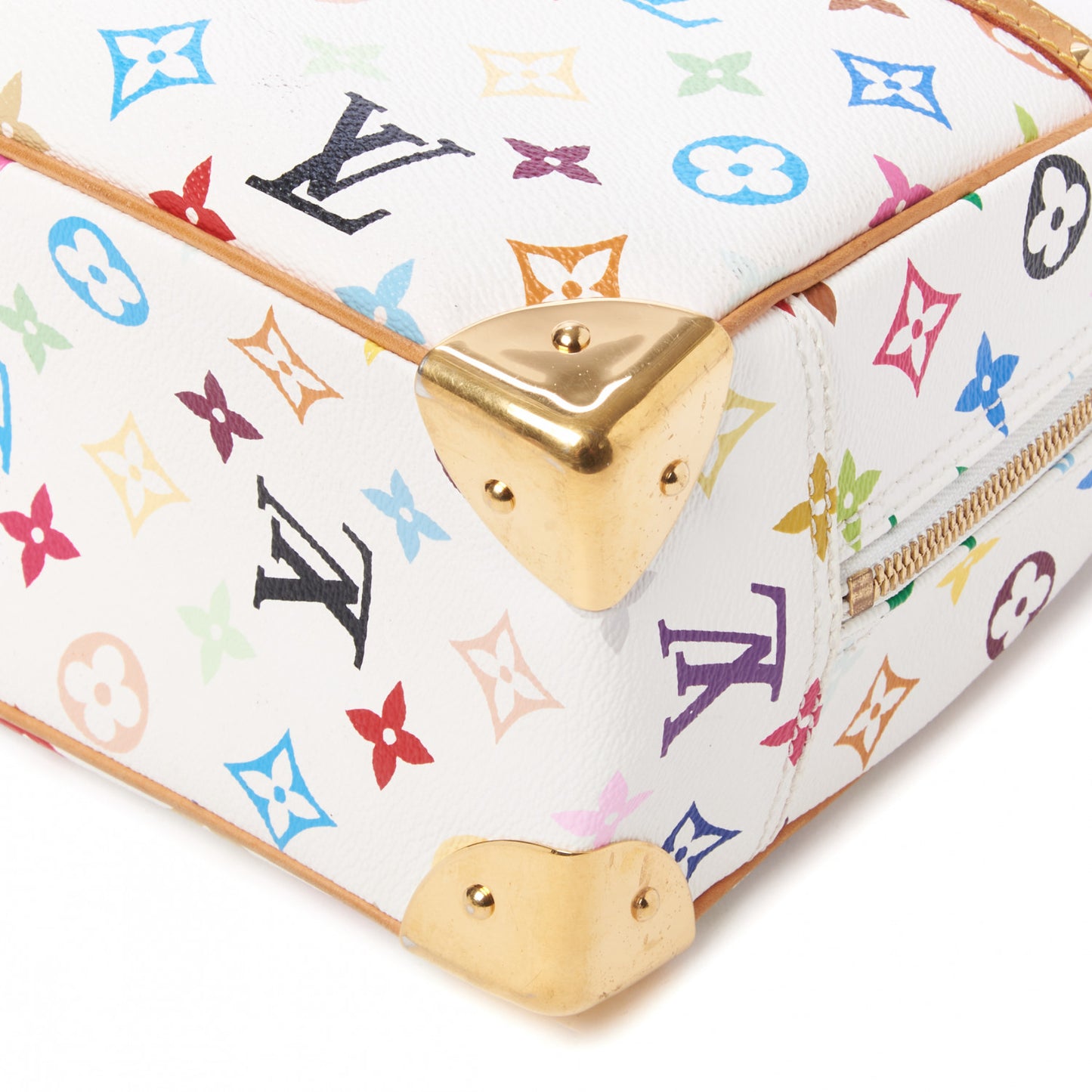 Monogram Multicolor Trouville White