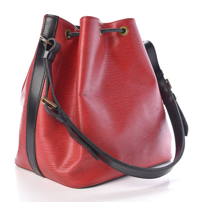 Louis Vuitton Epi Petit Noe Red Black 3 of 11