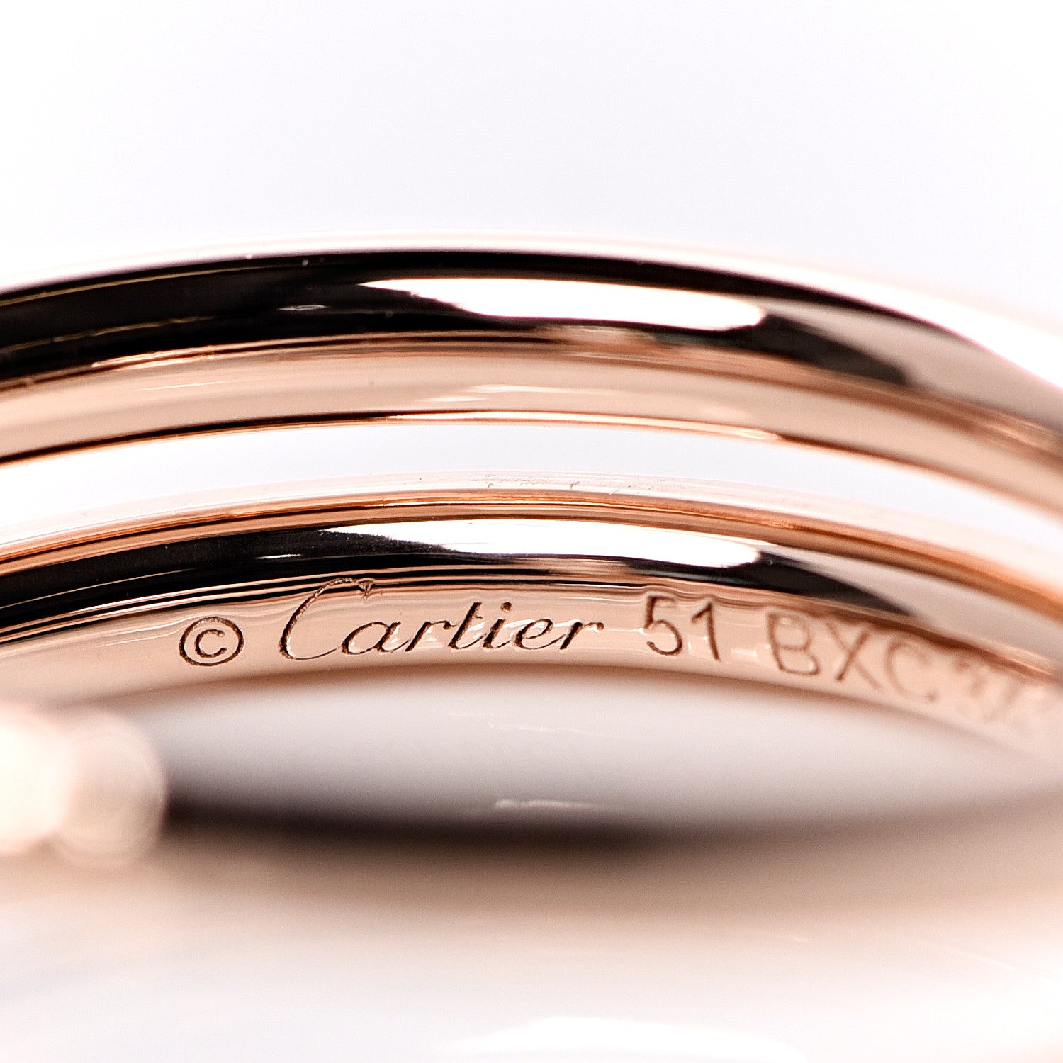 Cartier 18K Pink Gold Diamond Double Juste Un Clou Ring 51 5.75 5 of 7