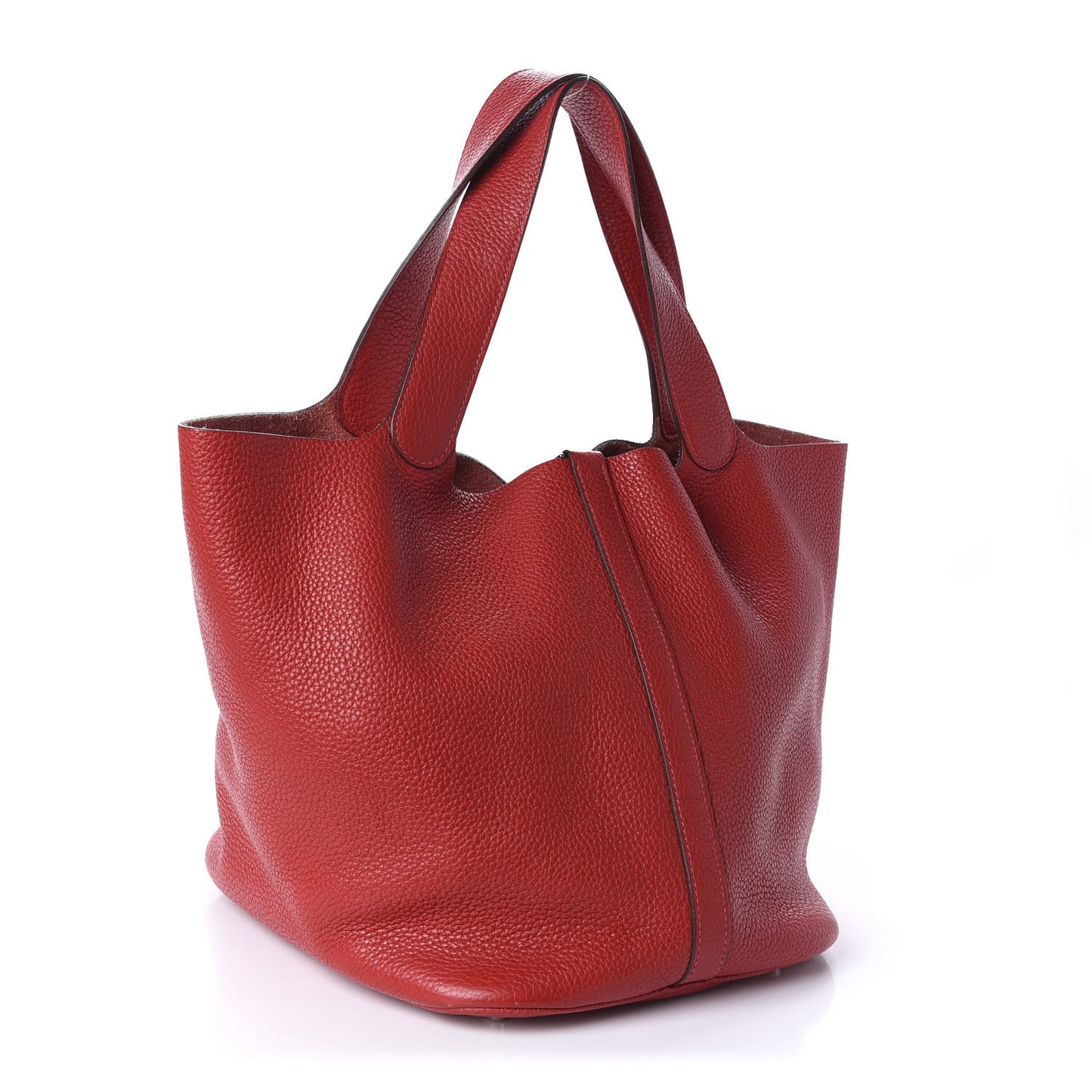 Taurillon Clemence Picotin Lock 26 GM Rouge Casaque