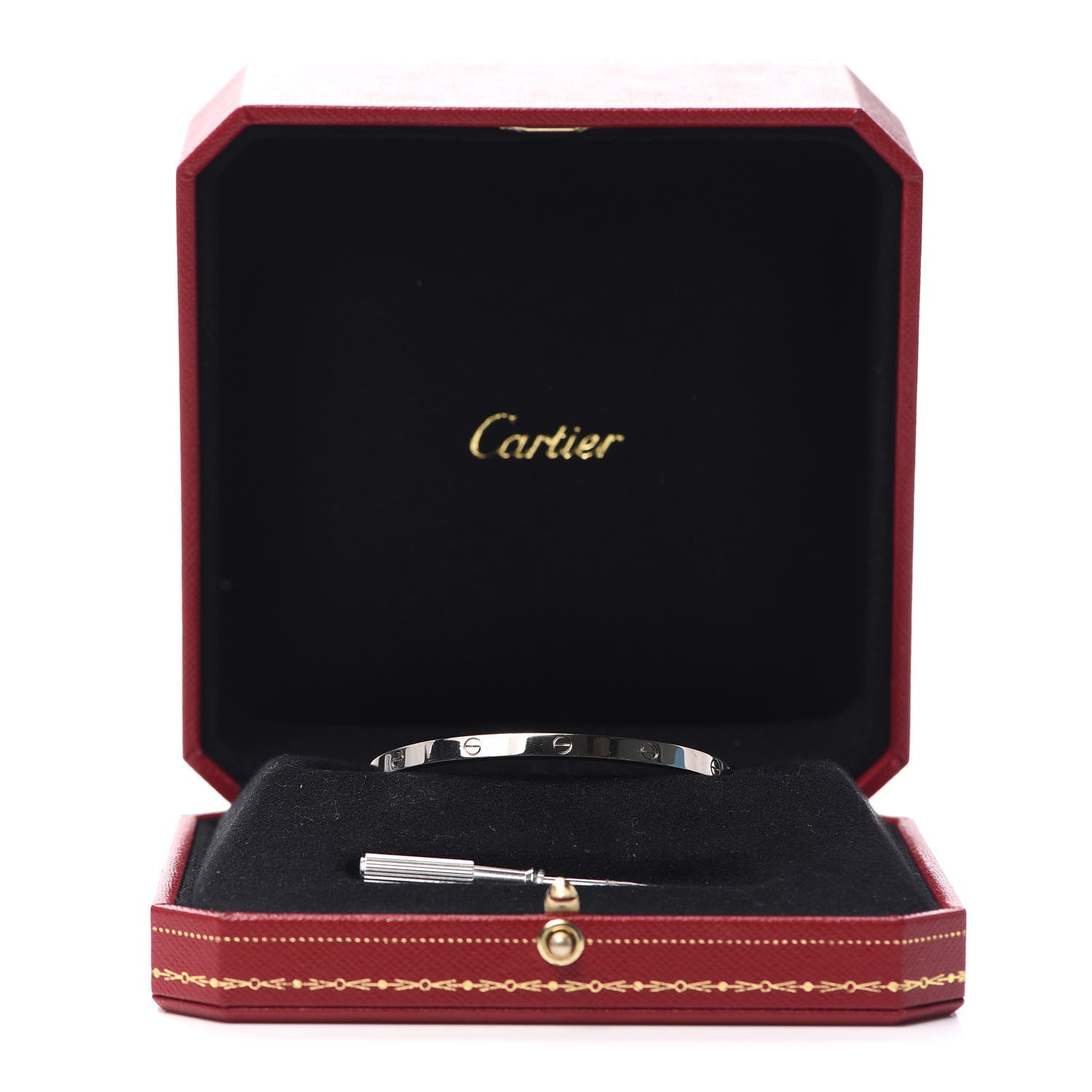 Cartier 18K White Gold Small LOVE Bracelet 16 7 of 7