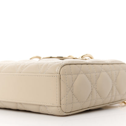 Christian Dior Lambskin Cannage Medium Lady D-Joy Hazelnut 10 of 10