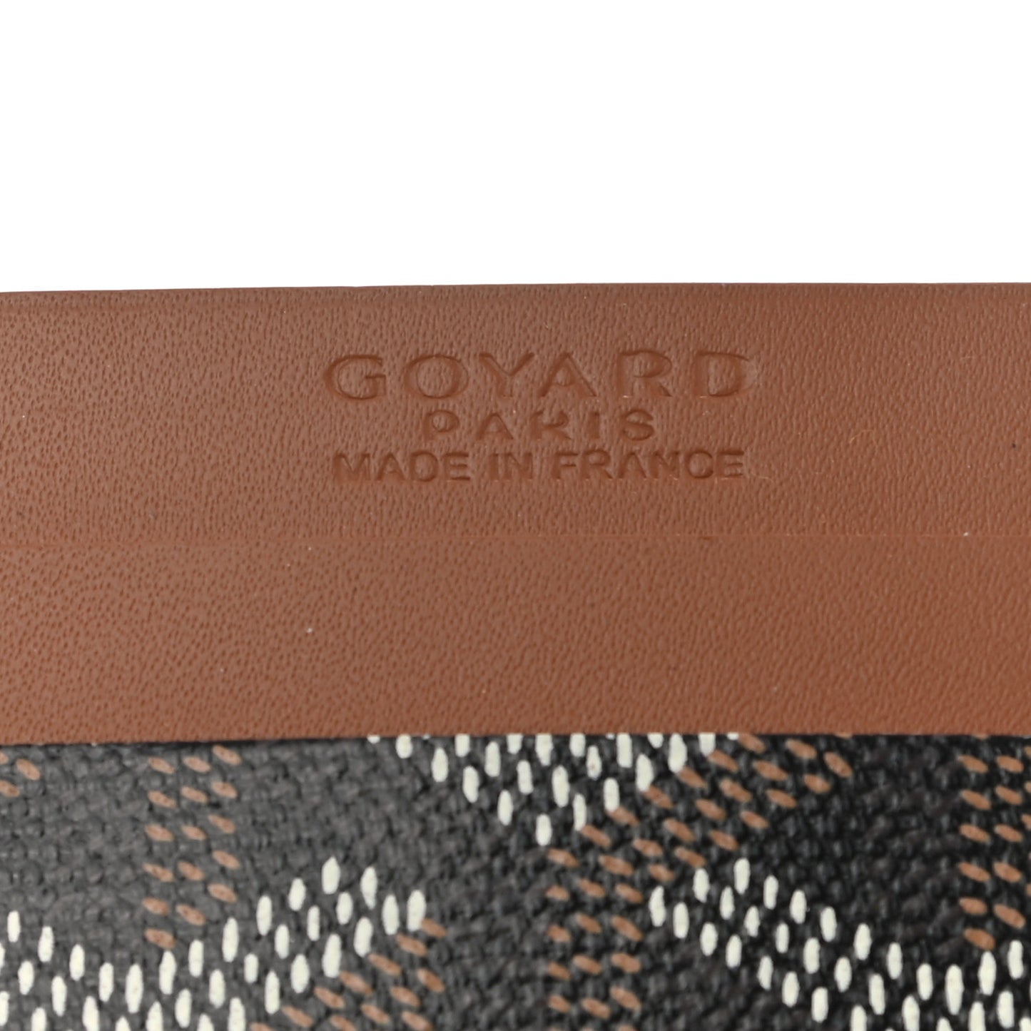 Goyardine Saint Sulpice Card Holder Black Gold