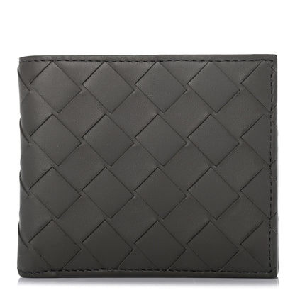Bottega Veneta Nappa Maxi Intrecciato Bi-Fold Wallet Light Graphite 1 of 6