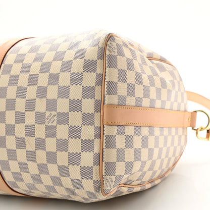 Louis Vuitton Damier Azur Keepall Bandouliere 45 11 of 15