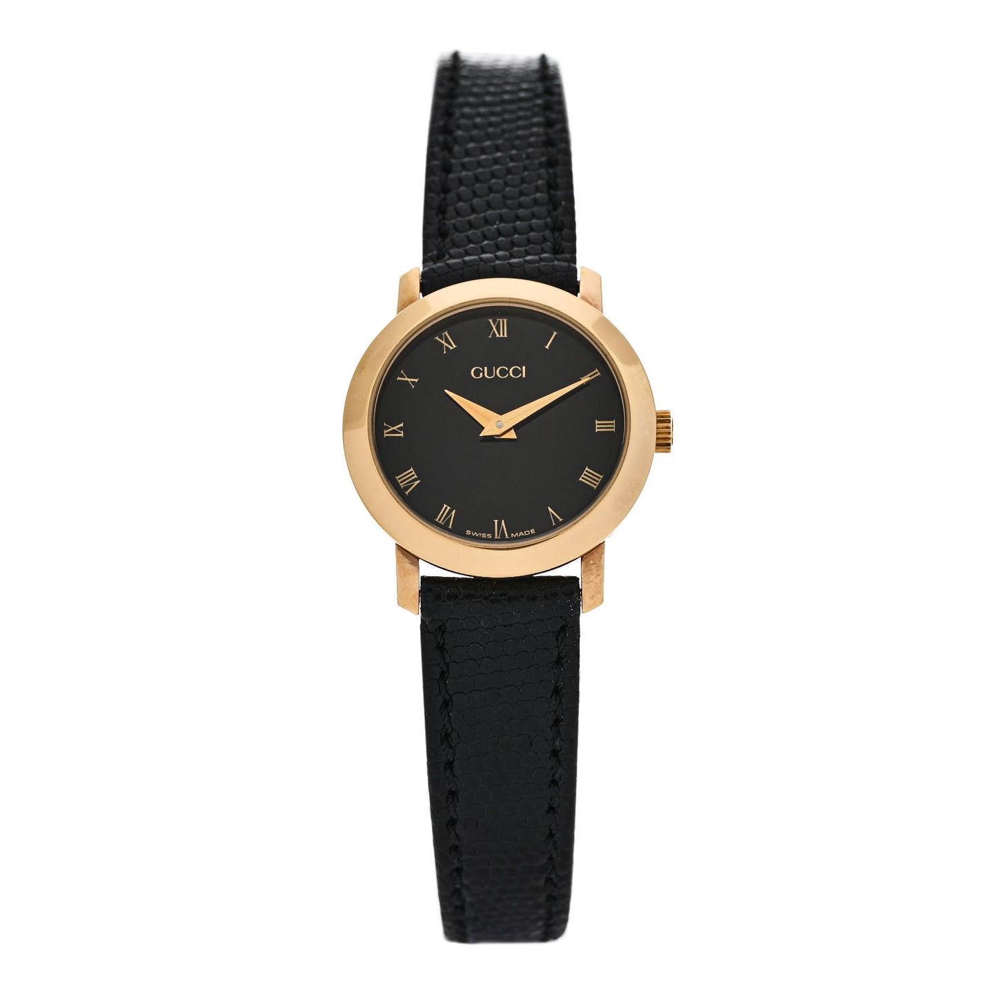Stainless Steel Lizard 26mm 2200L Quartz Watch Black