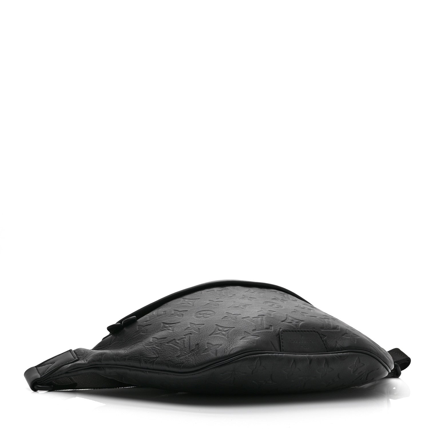 Louis Vuitton Calfskin Monogram Shadow Discovery Bumbag Black 4 of 9
