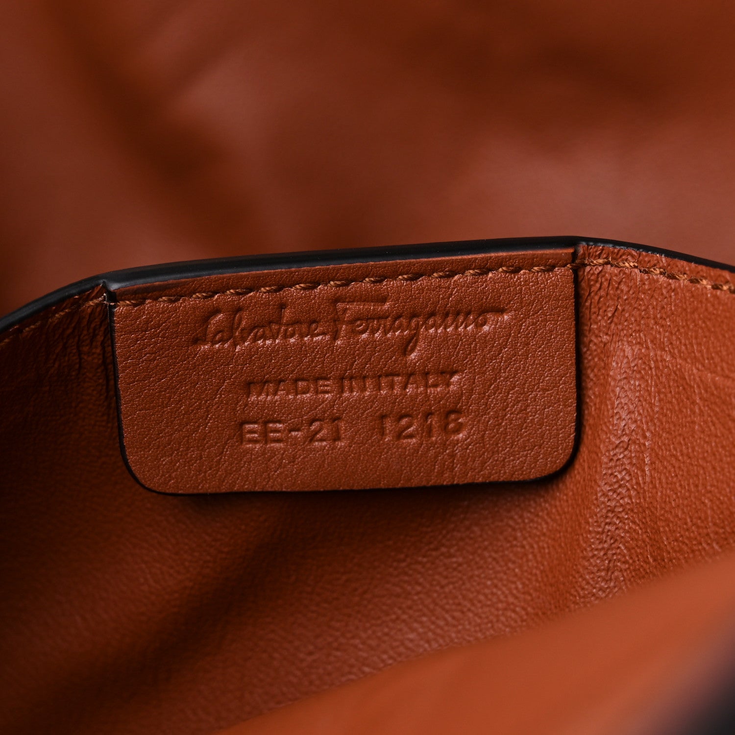 Salvatore Ferragamo Calfskin Gancini Trifolio Tote Bag Siena Tan 8 of 12