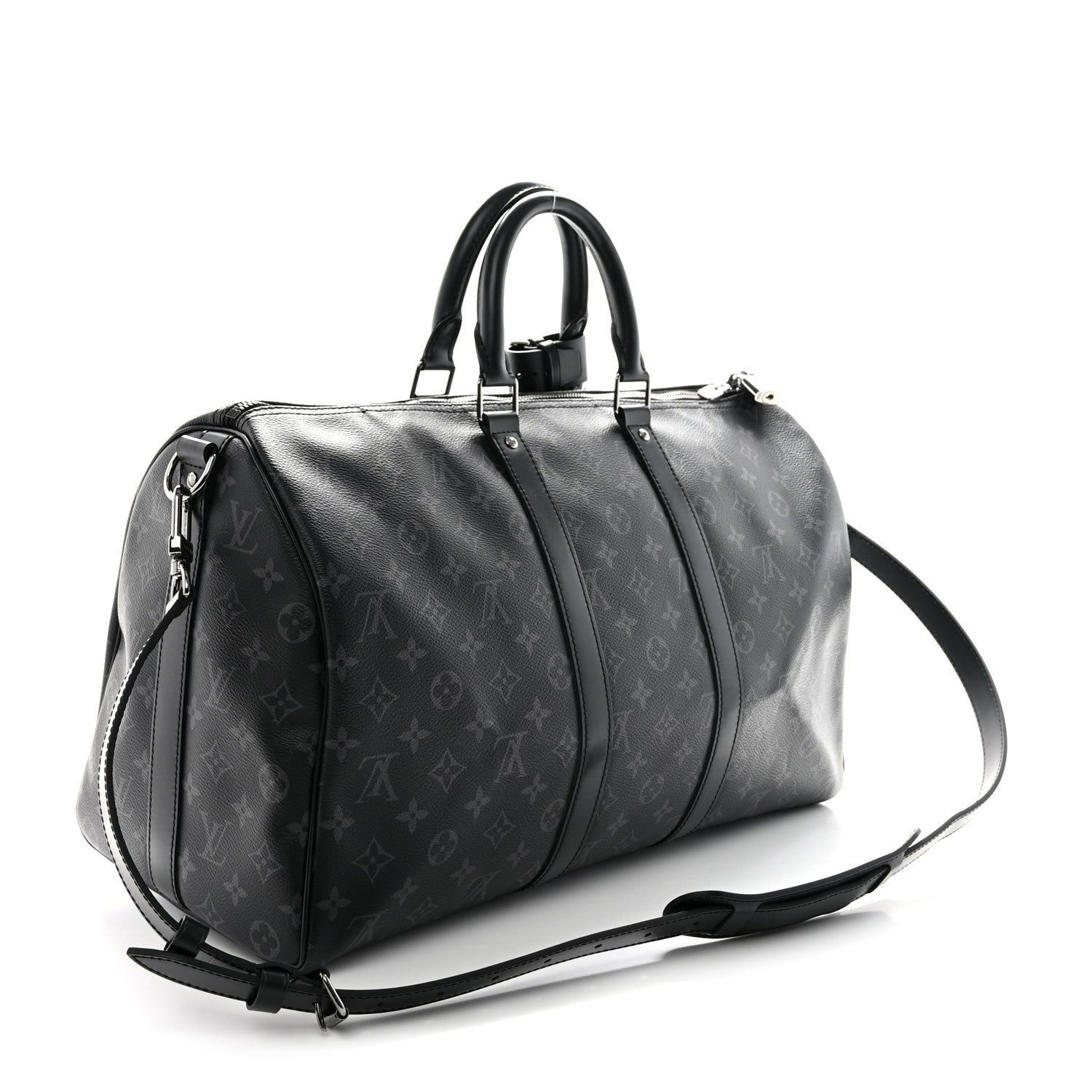 Louis Vuitton Monogram Eclipse Keepall Bandouliere 45 2 of 9