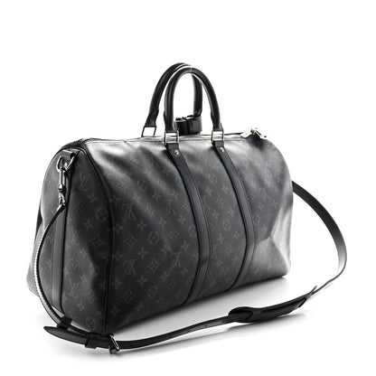 Louis Vuitton Monogram Eclipse Keepall Bandouliere 45 2 of 9