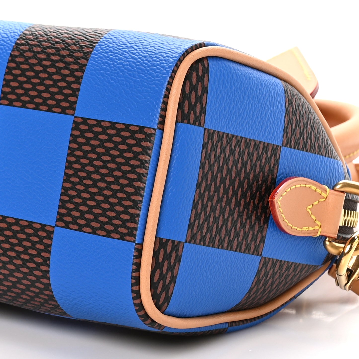 Damier Pop Speedy Bandouliere 18 Blue