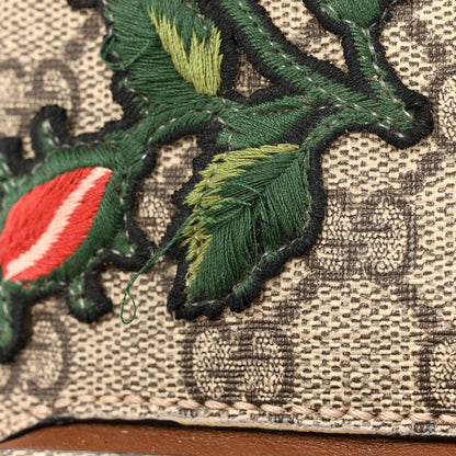 Gucci GG Supreme Monogram Web Blind For Love Embroidered Small Day Backpack 14 of 17