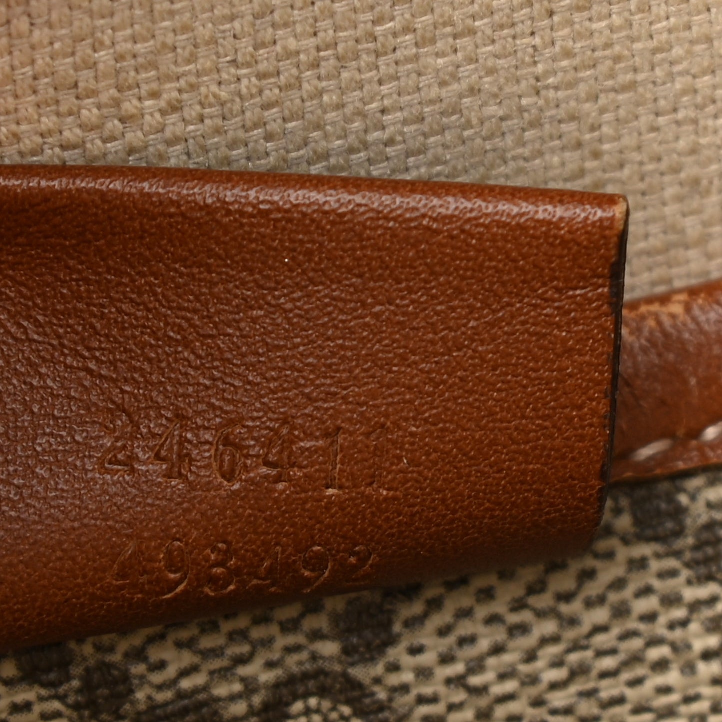GG Monogram Flap Messenger Bag Beige Dark Brown