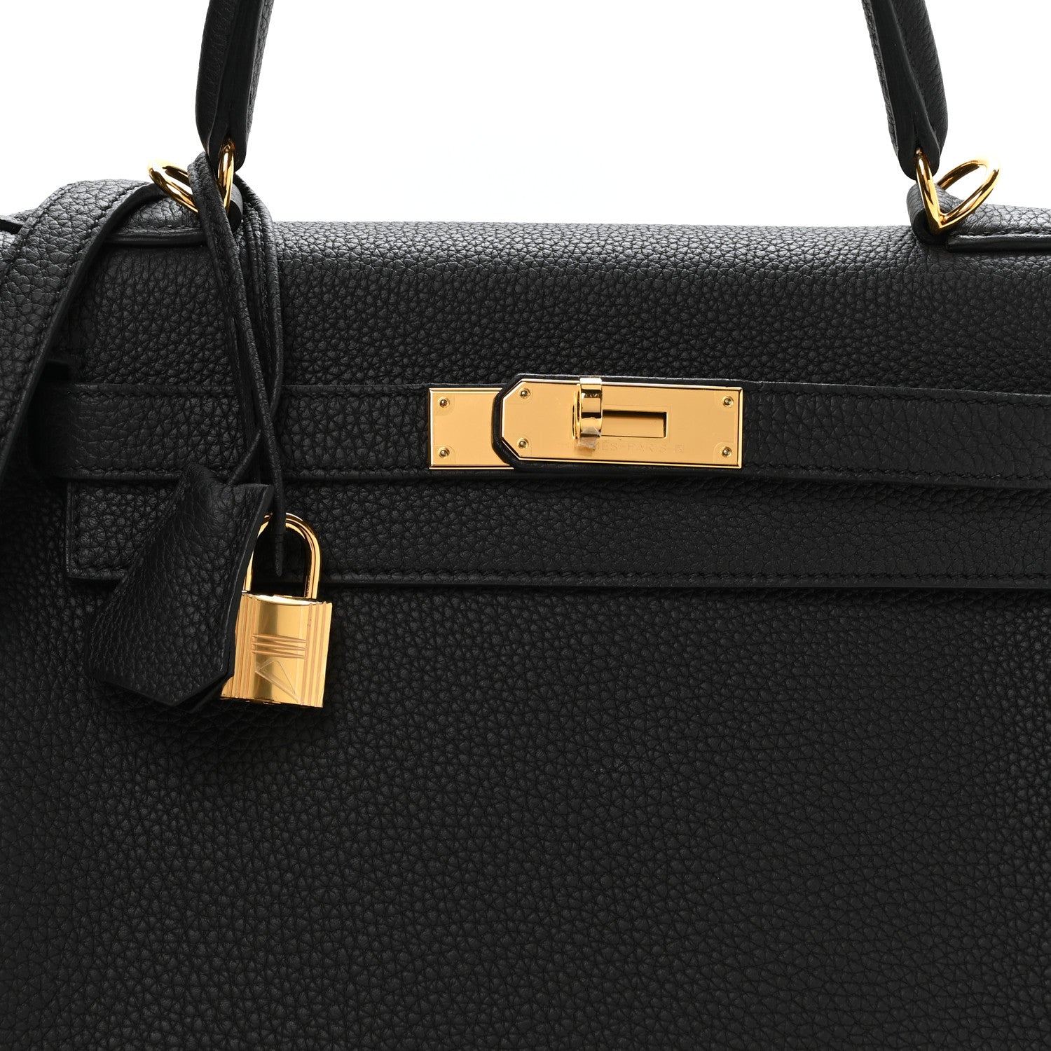 Hermes Togo Kelly Retourne 28 Black 8 of 11