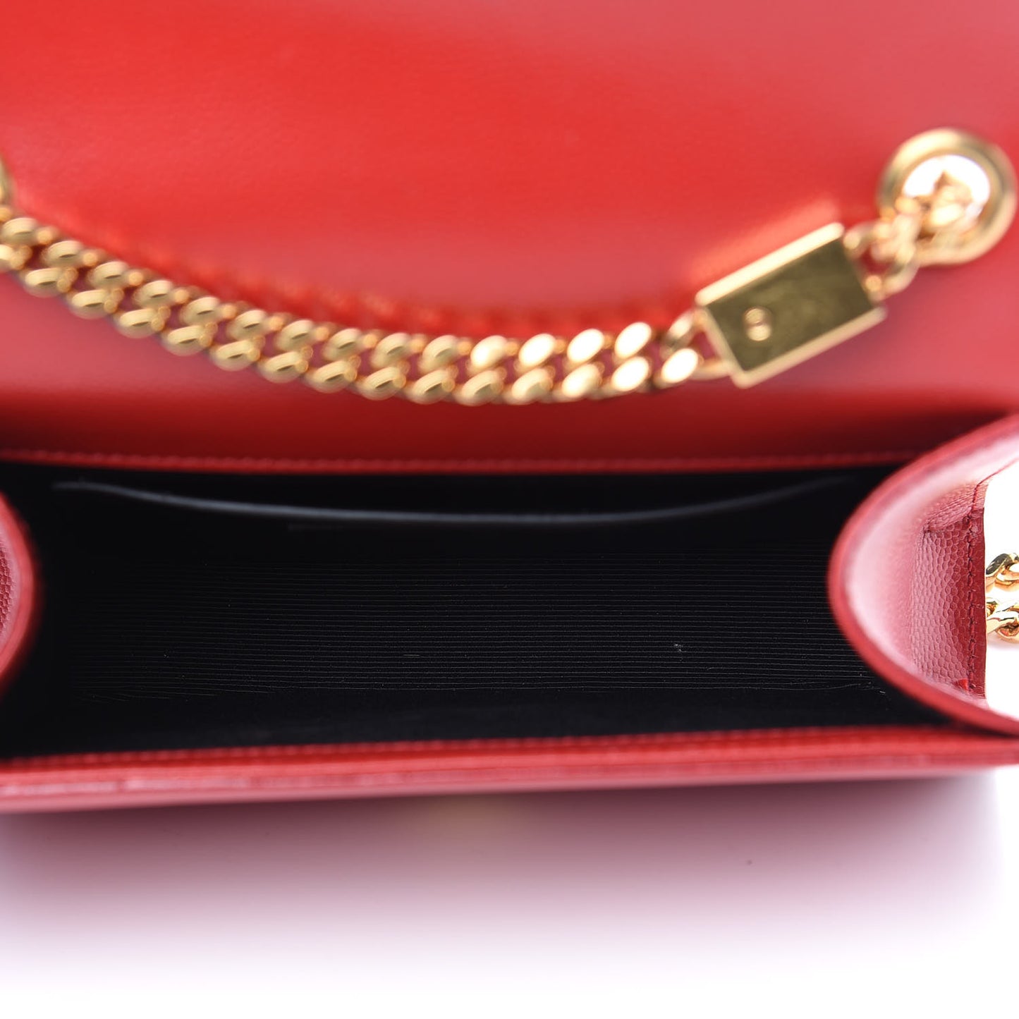 Grain De Poudre Small Monogram Kate Satchel Red