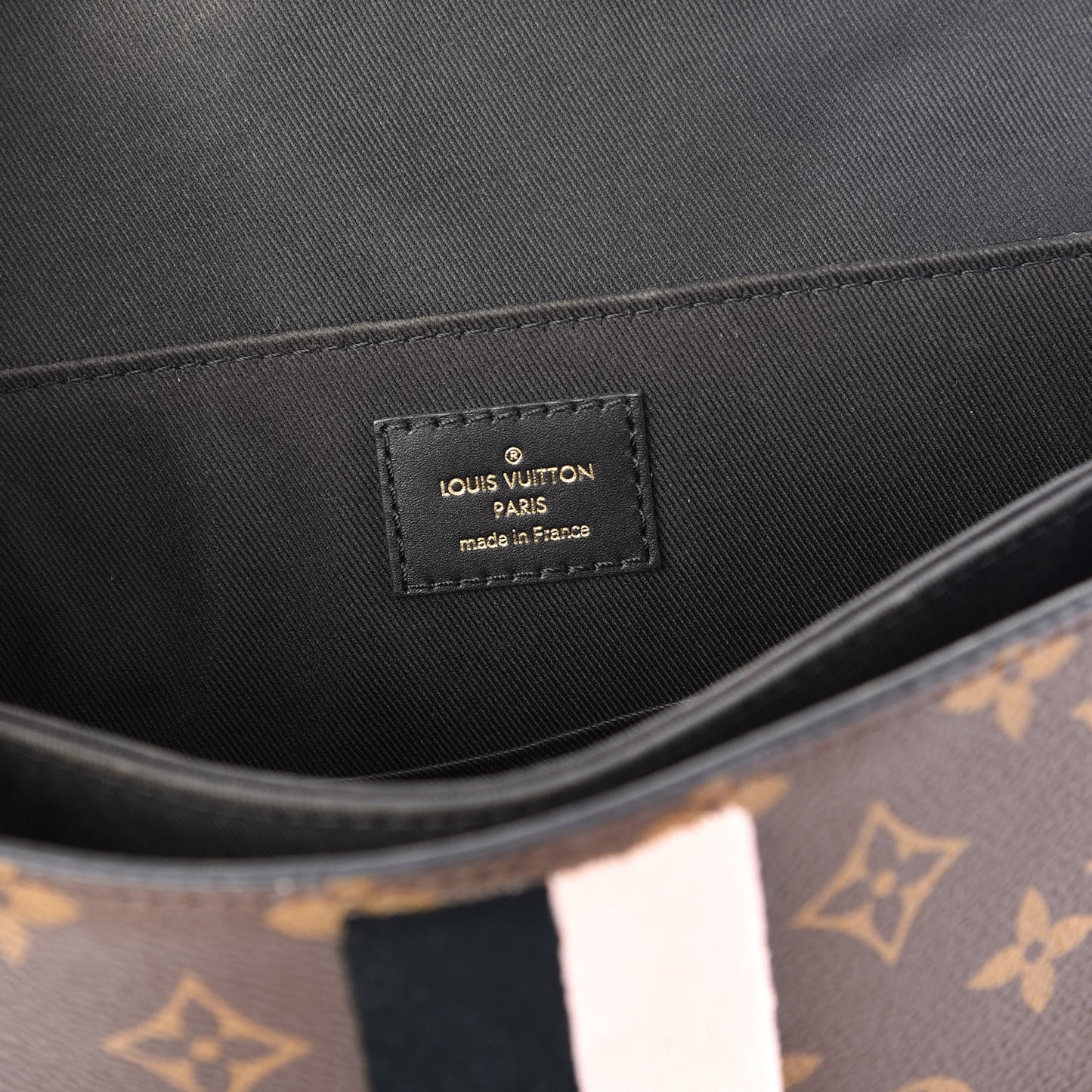 Monogram Georges BB Black Rose Poudre