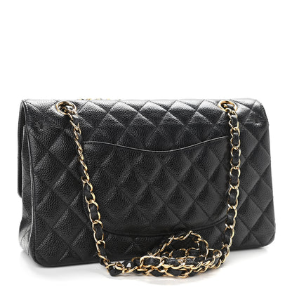 Chanel Caviar Quilted Medium Double Flap Black 3 of 10