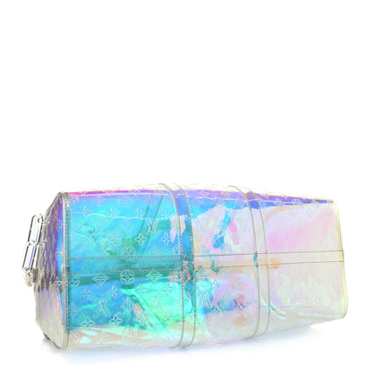 Louis Vuitton PVC Monogram Keepall Bandouliere 50 Iridescent Prism 4 of 10