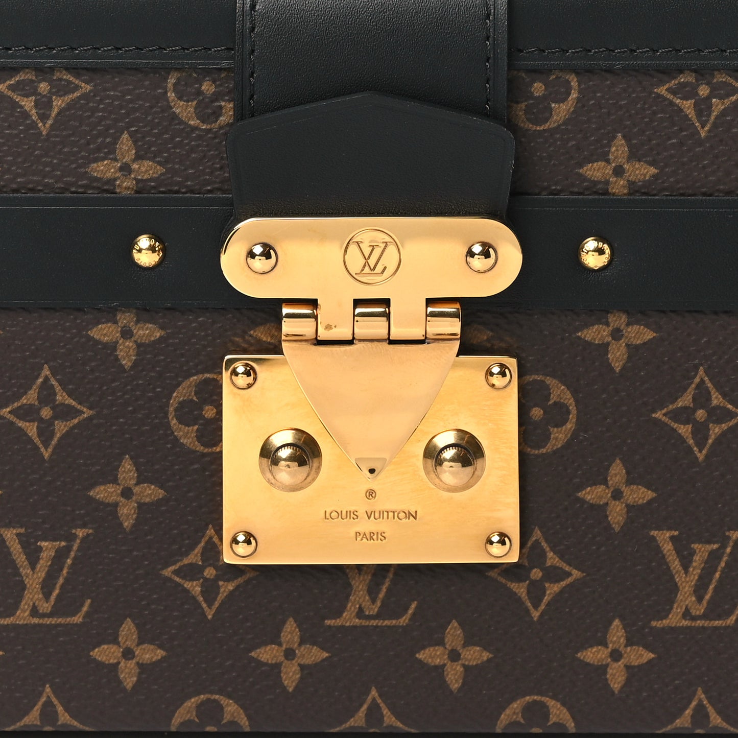 Monogram Petite Malle East West Black