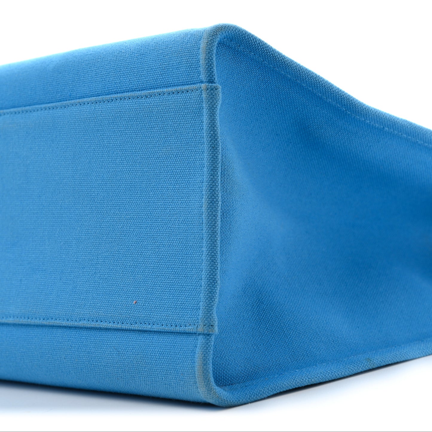 Canvas Calfskin La Medusa Tote Bag Blue