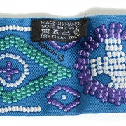 Hermes Silk Kelly En Perles Twilly Bleu 4 of 19