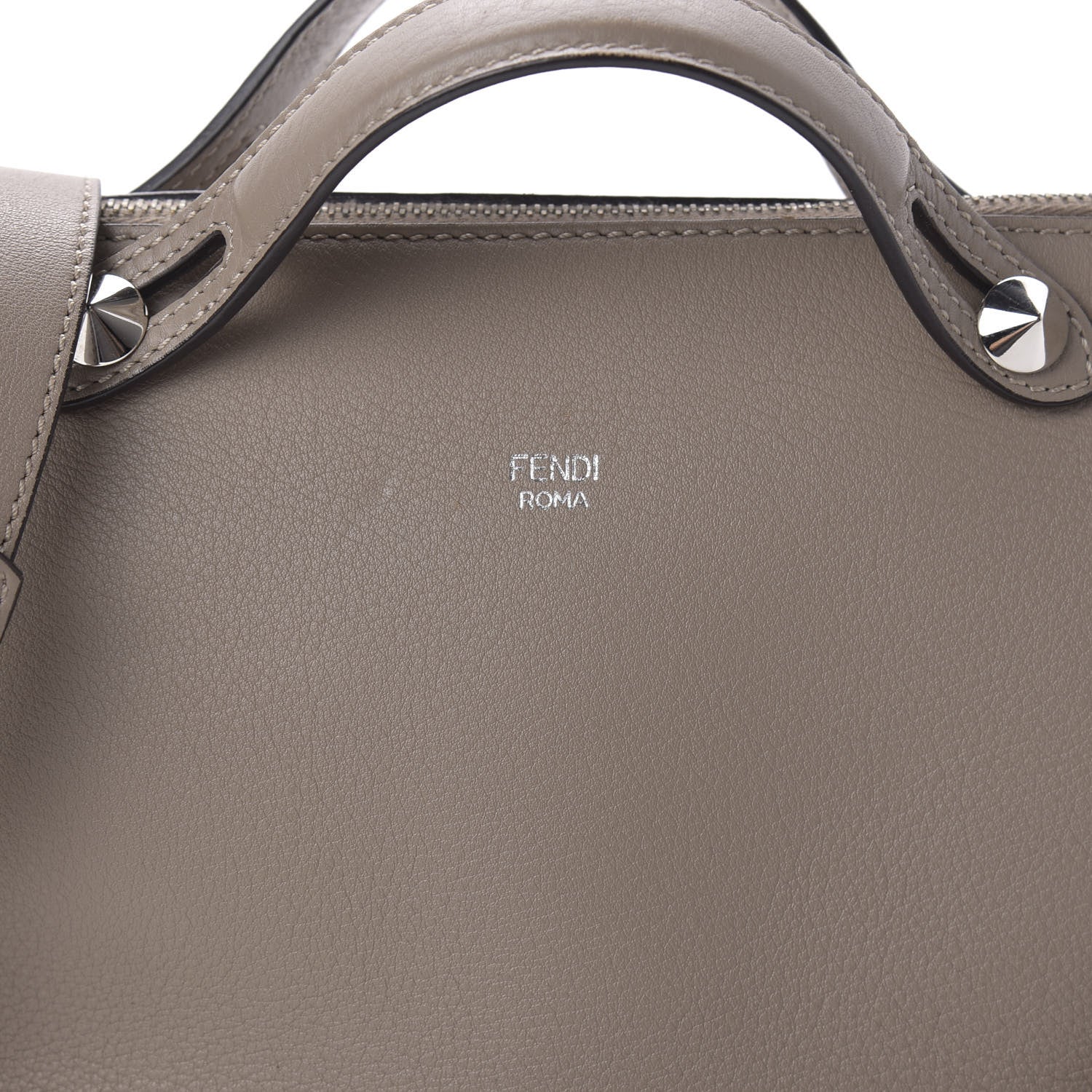 Fendi Vitello Dolce Medium By The Way Boston Bag Tortora 9 of 9