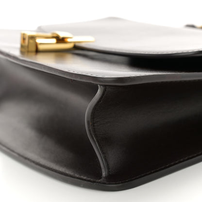 The Row Sleek Calfskin The Sofia 8.75 Crossbody Dark Brown 9 of 12