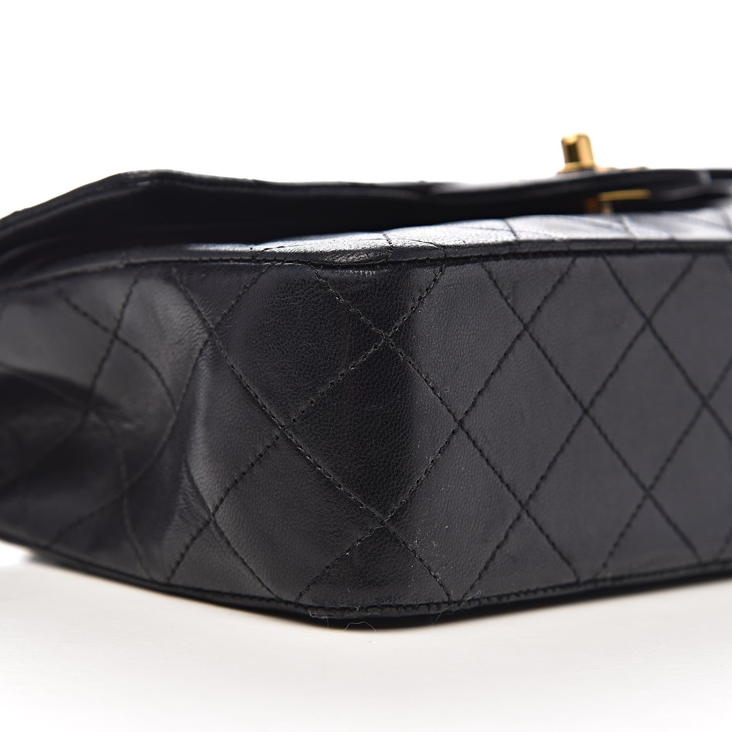 Chanel Lambskin Quilted Small Double Flap Black 17 of 19