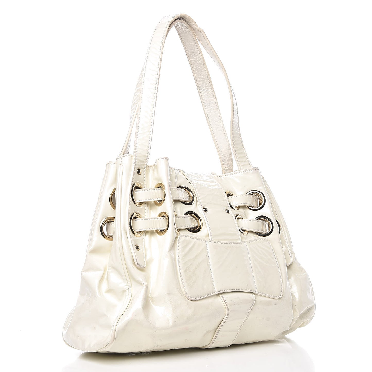 Patent Riki Bag White