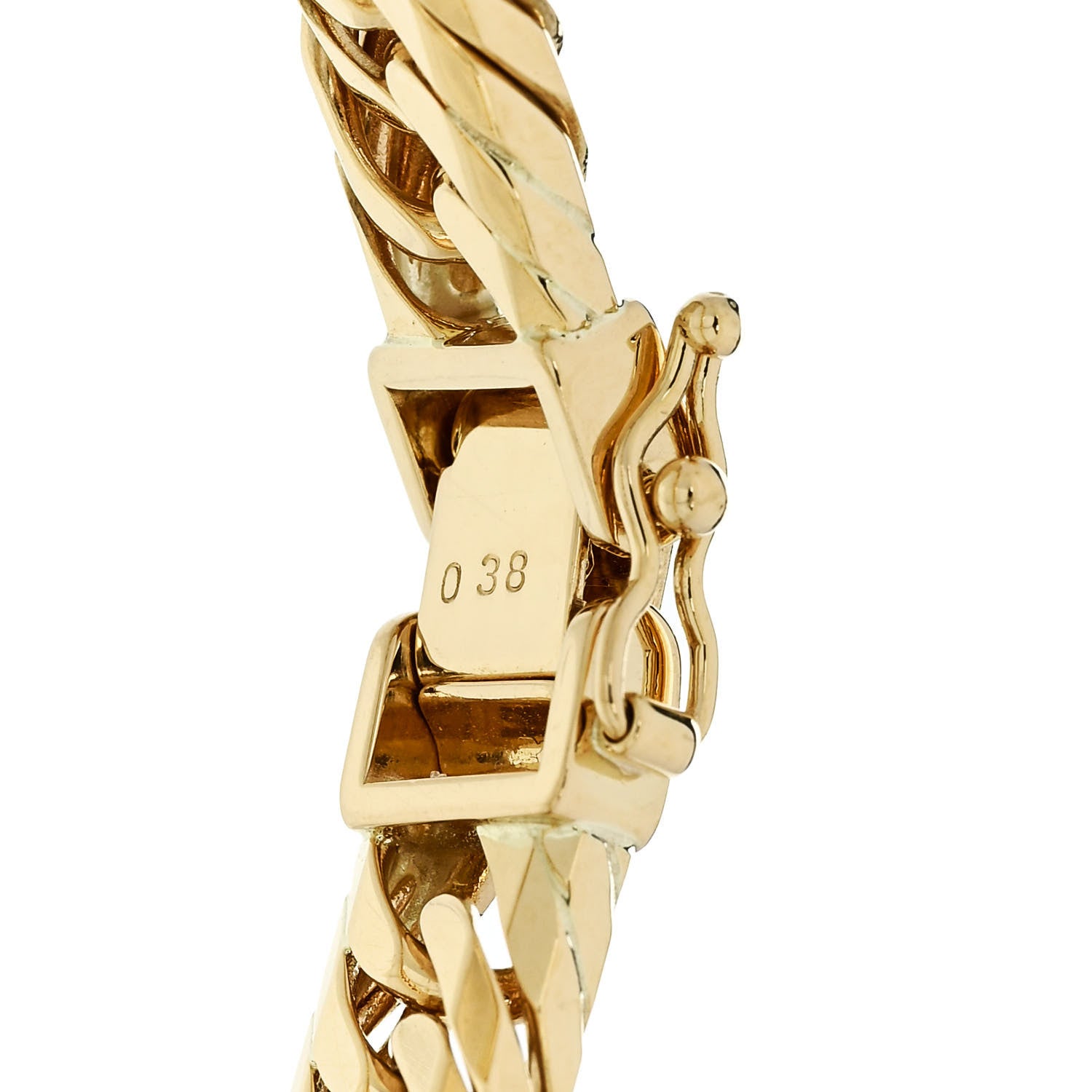 Parker & West by FASHIONPHILE 18K Yellow Gold Diamond .38ct Chain Bracelet 6 of 6