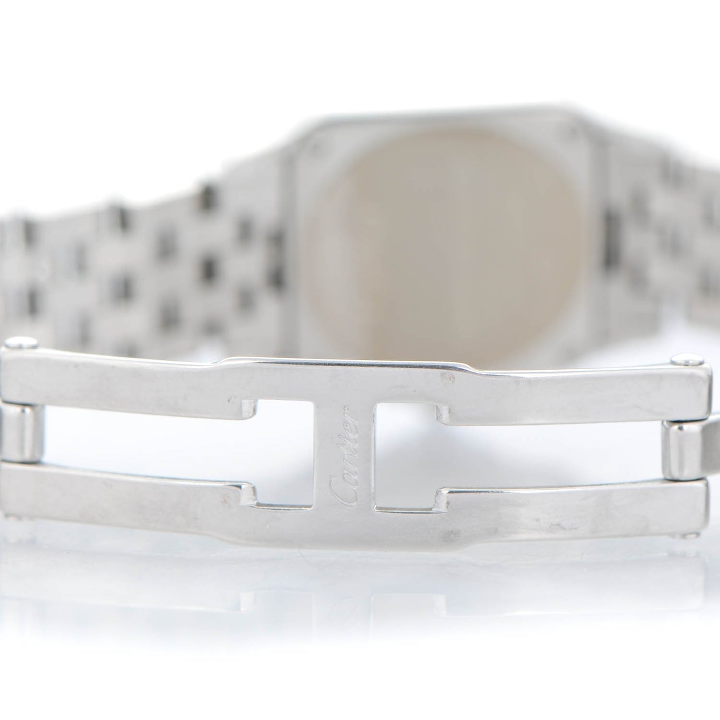 Stainless Steel 20mm Santos Demoiselle Quartz Watch