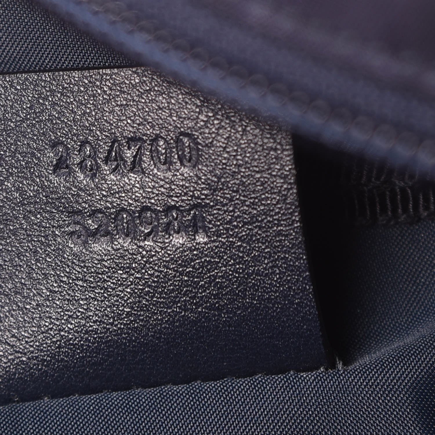 Gucci Nylon Monogram Cosmetic Case Navy 7 of 7