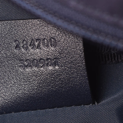 Gucci Nylon Monogram Cosmetic Case Navy 7 of 7