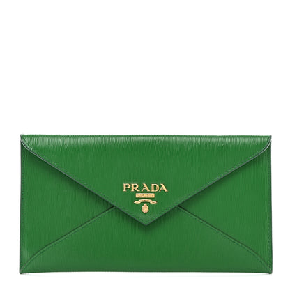 Prada Vitello Move Envelope Wallet Larice 1 of 7