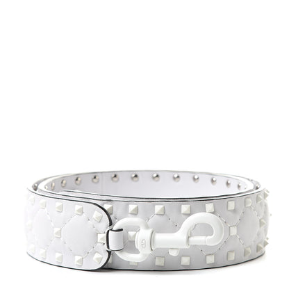 Valentino Garavani Lambskin Free Rockstud Spike Shoulder Strap Optic White 1 of 5